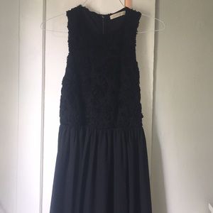 Long black formal dress